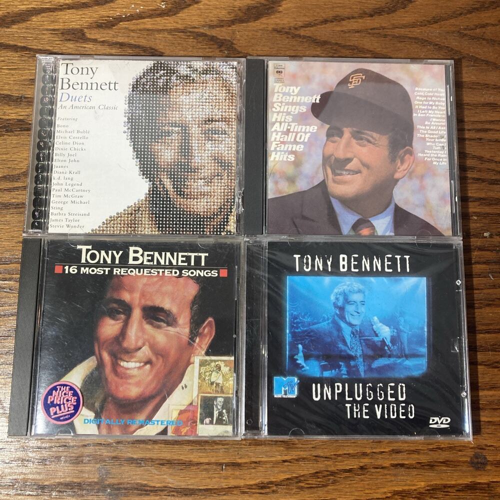 Tony Bennett Cd Lot 4 Cds
